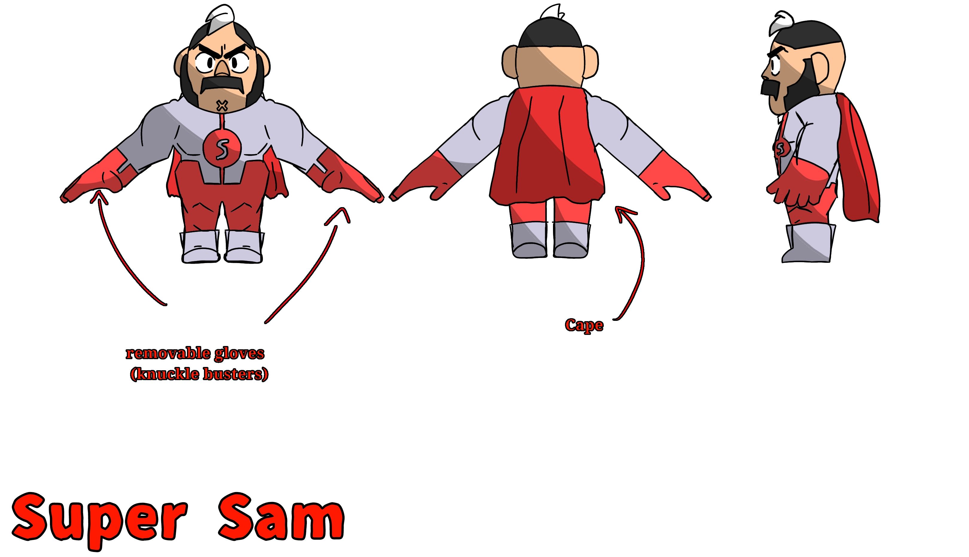 Supersam Colouring In Supercell Make