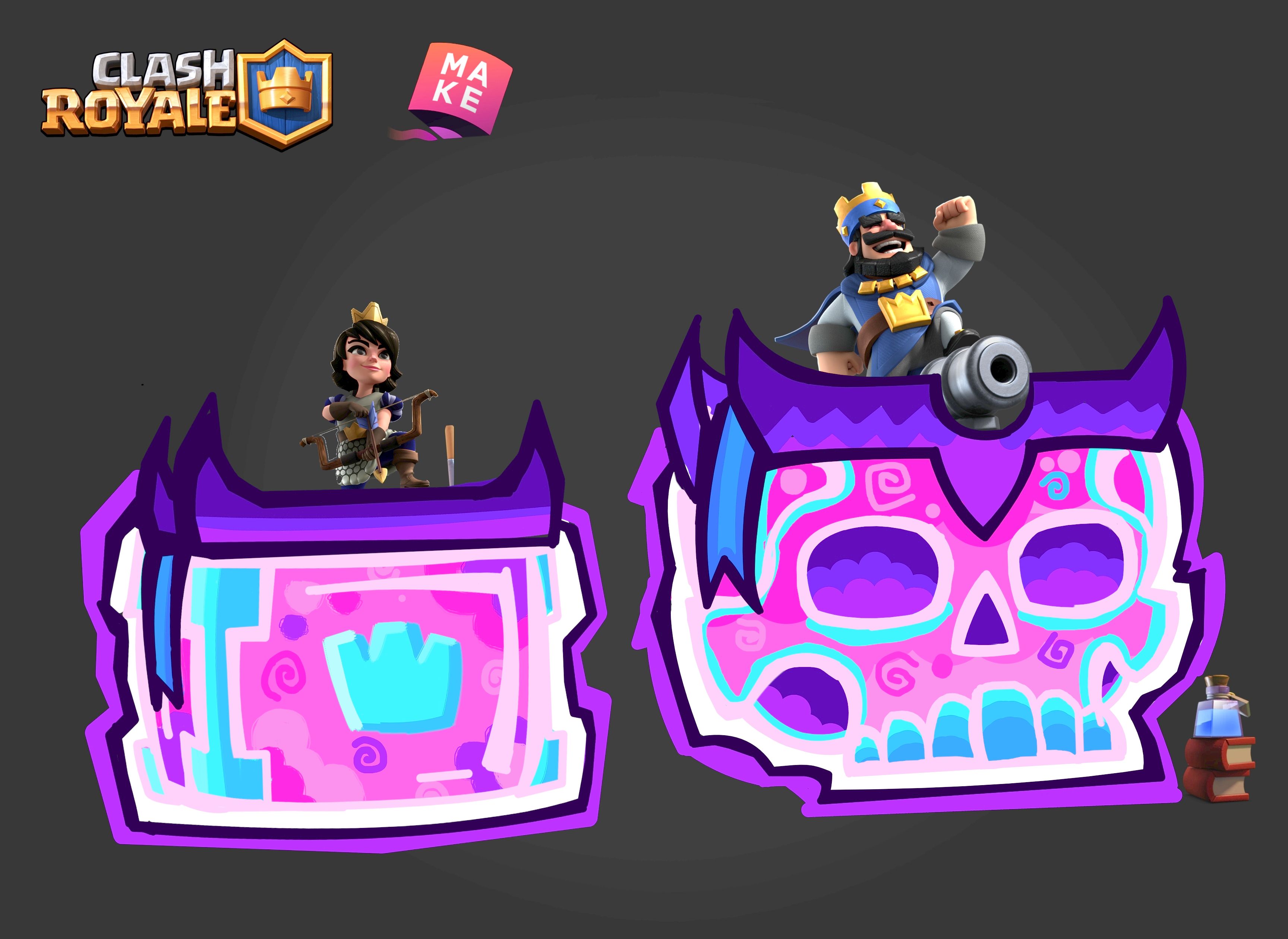 Skeleton Rage Supercell Make
