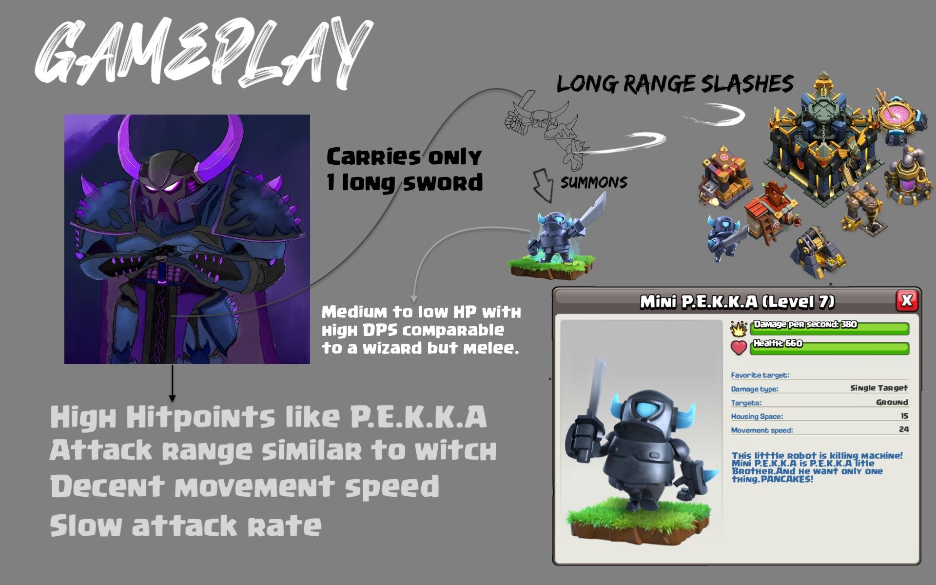 P.E.K.K.A & Witch fusion - Supercell Make