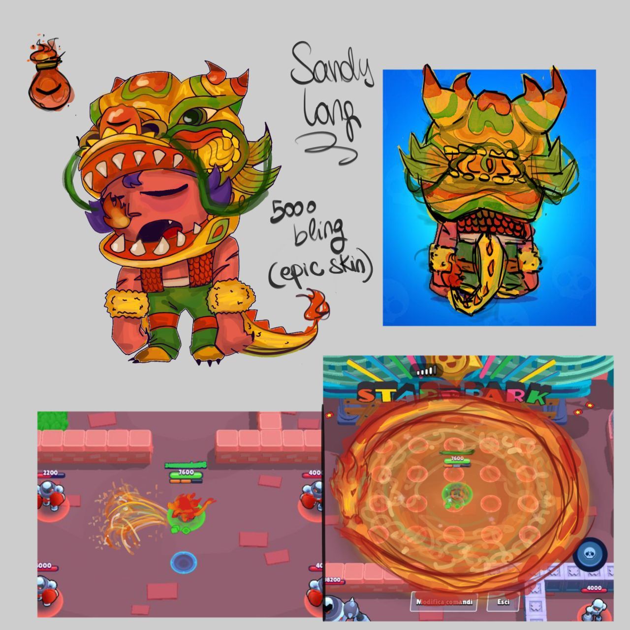 Sandy Long Supercell Make