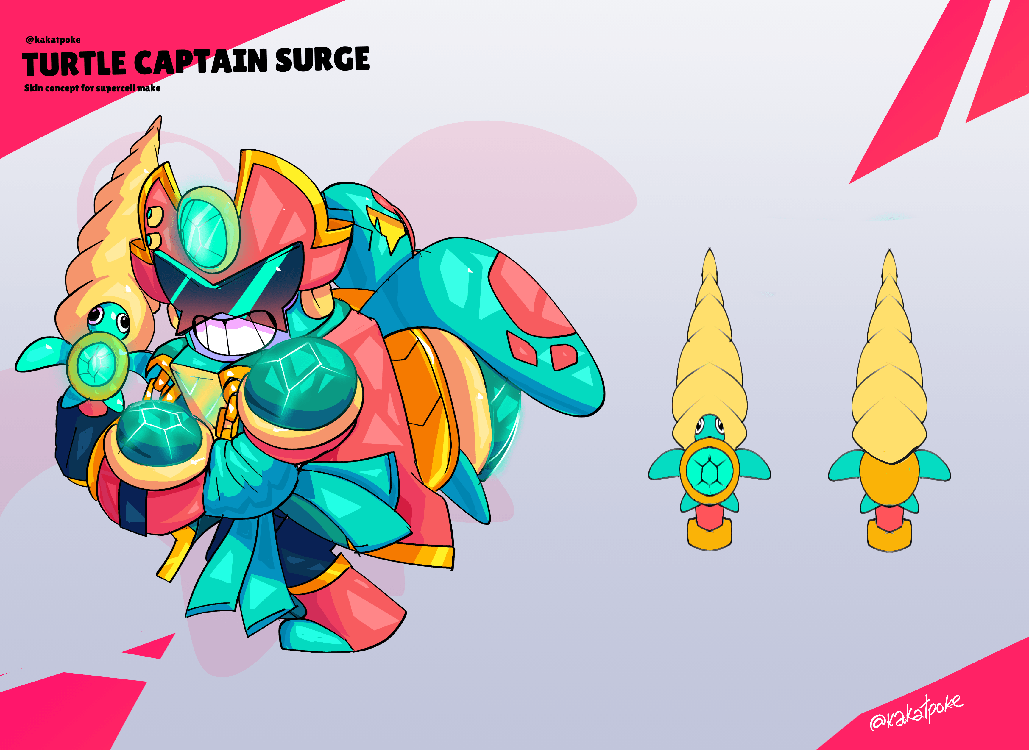 Captain Turtle Supercell Make